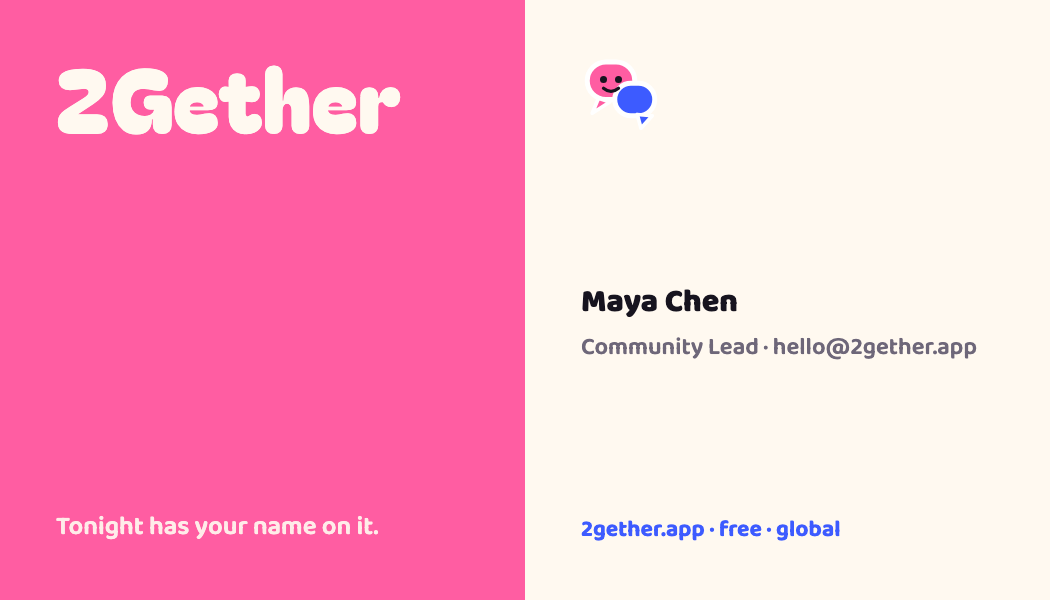 Business card mockup