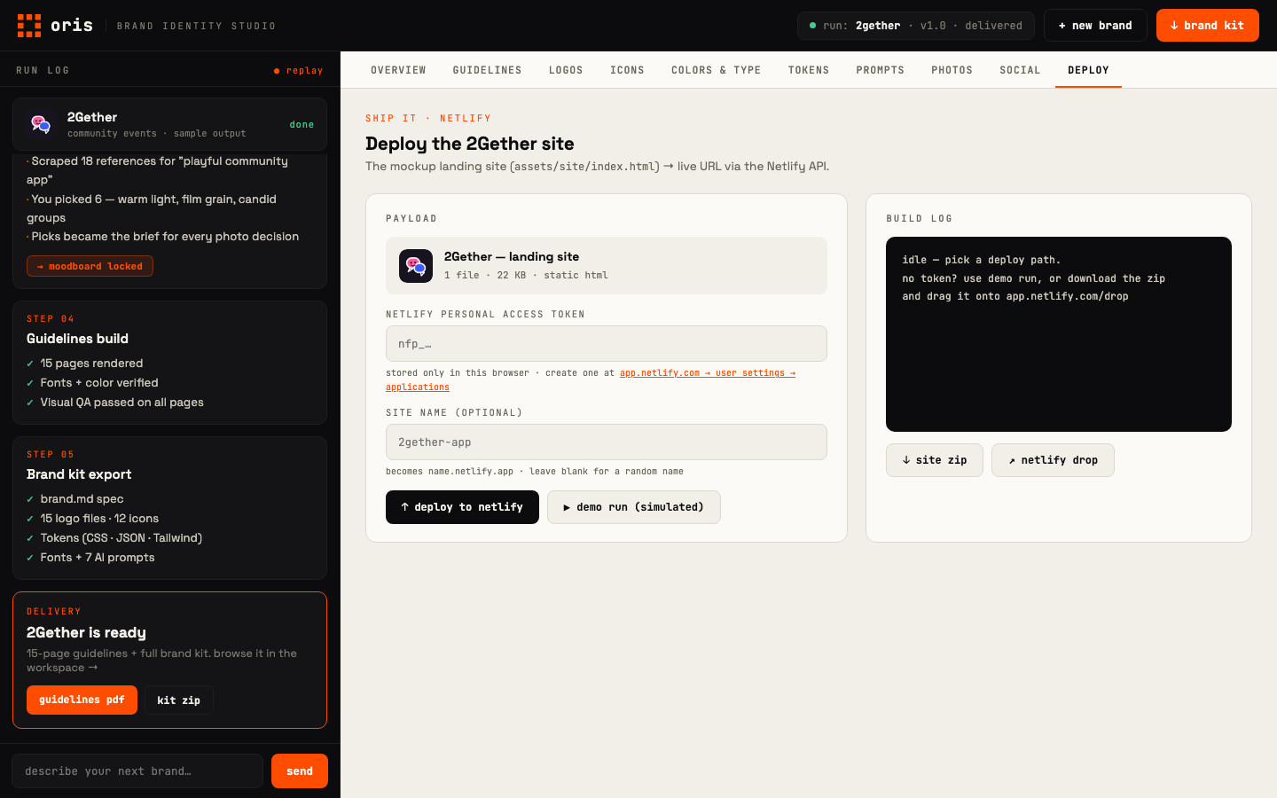 Deploy gateway — Netlify
